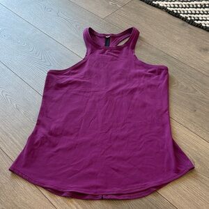Lululemon High Neck Racerback Tank Purple Size Medium